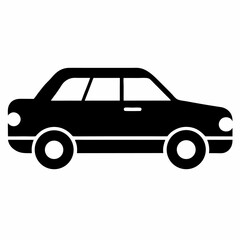 new style private car vector icon on white background