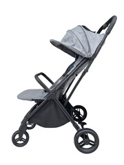 baby stroller isolated on white background