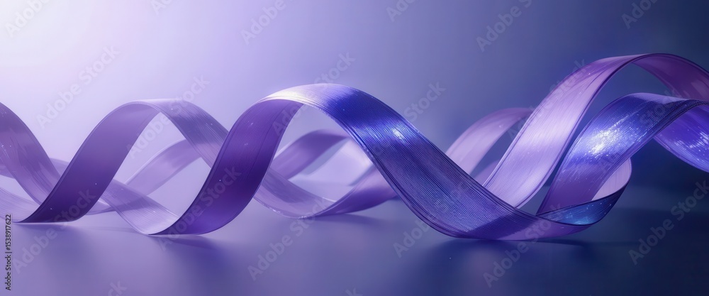 Poster stylish purple ribbons create an elegant backdrop for computer monitor backgrounds