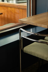 Modern Chair at Window Table