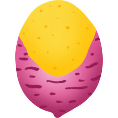 Cute sweet potatoes png