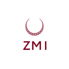 ZMI three initial letter iconic line negative space minimal logo design vector template. monogram, abstract, wordmark, business, typography, minimalist, brand, company, flat, modern, unique, simple
