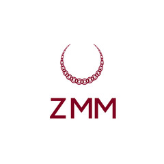 ZMM three initial letter iconic line negative space minimal logo design vector template. monogram, abstract, wordmark, business, typography, minimalist, brand, company, flat, modern, unique, simple