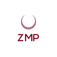 ZMP three initial letter iconic line negative space minimal logo design vector template. monogram, abstract, wordmark, business, typography, minimalist, brand, company, flat, modern, unique, simple