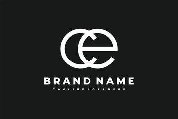 monogram letter CE logo