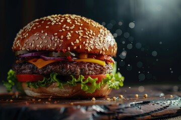 High Definition Visual of Photographing Appetizing Burger