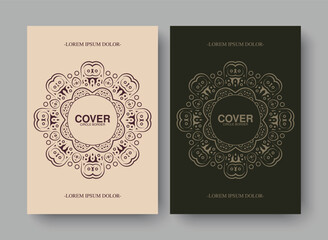 Book Cover Design with Circle Border
