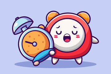 alarm clock snoozing sleepy