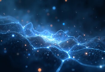 Blue Nebula Abstract Special Effects