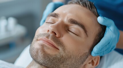 A dermatology expert providing a on the correct way to perform a soothing scalp massage for skin and hair health.