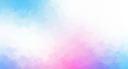 Abstract watercolor painting with pastel colors, gradient background