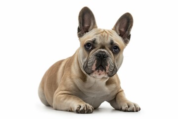 French bulldog isolated on white isolated, white background