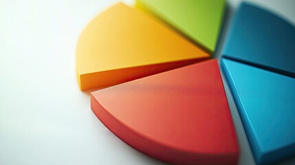 Colorful pie chart segments on a white background.