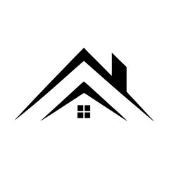 Tri-Roof Modern Housing Logo