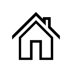 house icon on white background