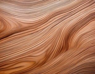 Obraz premium Detailed Close-Up of Natural Wood Grain Texture - Abstract Pattern with Light and Shadow, Organic Lines, Warm Brown Tones, Background, Surface