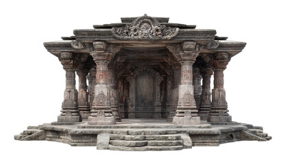 Ancient temple structure historical site architectural outdoor environment front cultural heritage cut out png
