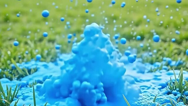 The lively vista establish burst low rouge plash propagate speedily ended angstrom organic park background, the low colors counterpoint strikingly with the luminous environment.