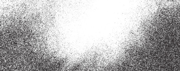 Abstract black and white texture showcasing a gradient of dots creating a visual depth and atmosphere in artistic design