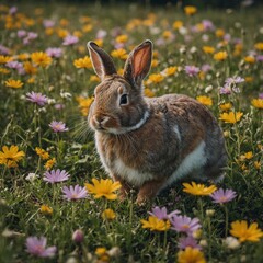rabbit in the grass
