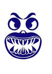 grande gueule dent feroce oeil smiley