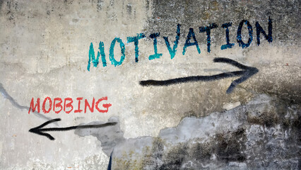 Signposts the direct way to motivation versus bullying