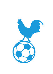 france foot supporter coq ballon equipe © Scal