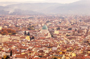Fototapeta premium Historic centre of Florence, Tuscany, Italy, Europe.