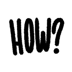 how? and explane png pen line brush cartoon handwrite design cute and art doodle clipart element