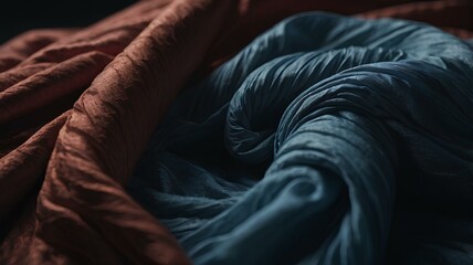 blue fabric background texture
