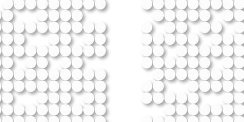 White tiles wall. round marble textures, ball tiles. Top view pavement circle block white texture with seamless patterns floor background. Air Bubble wrap texture background. Textured Background.