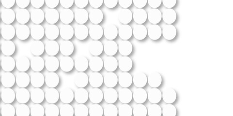 White tiles wall. round marble textures, ball tiles. Top view pavement circle block white texture with seamless patterns floor background. Air Bubble wrap texture background. Textured Background.