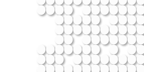 White tiles wall. round marble textures, ball tiles. Top view pavement circle block white texture with seamless patterns floor background. Air Bubble wrap texture background. Textured Background.