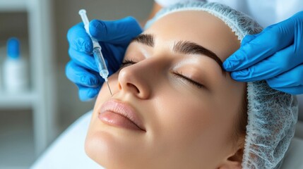 Soft, warm golden glow enveloping a patient as they receive a rejuvenating platelet-rich plasma PRP therapy treatment, promoting skin health and natural radiance.
