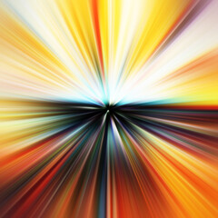 Obraz premium Colorful zoom motion effect. Abstract background. Color lines. Colored texture backdrop and banner. Multi color gradient pattern and textured wallpaper.