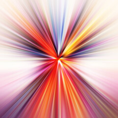 Obraz premium Colorful zoom motion effect. Abstract background. Color lines. Colored texture backdrop and banner.