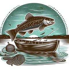 Tranquil Lake Fishing Adventure