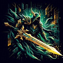 Dynamic Fantasy Warrior Pixel Dungeon