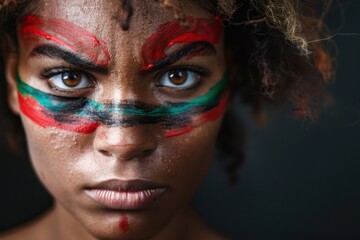 painted in memory standing in power Juneteenth