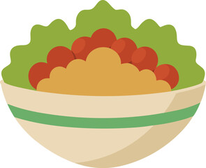 vector illustration of an apple