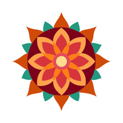 mandala vector art illustration