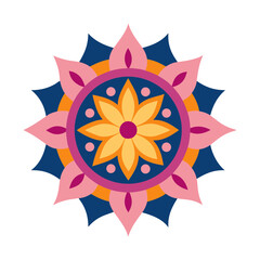 mandala vector art illustration