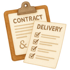 Contract Delivery Checklist Paperwork for Business Agreement