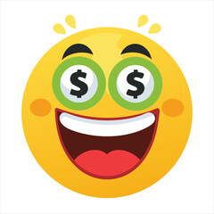 Cute Cartoon Cloud with Raindrops and Peeking Sun Illustration