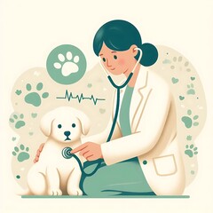 Nurturing Veterinarian Puppy Check-up