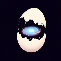 Galaxy Eggshell Linework