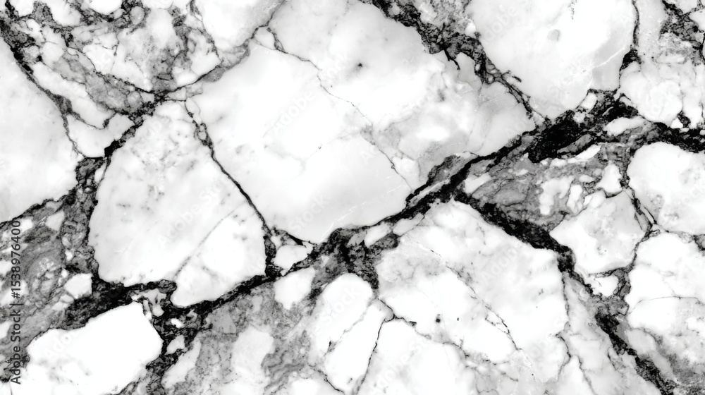 Aufkleber swirling patterns of white marble are highlighted by intricate black veining, creating a sophisticat