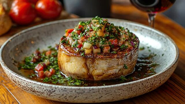osso buco with gremolata italian cuisine video