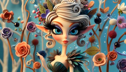 "Hadas de Arcilla: Magia Modelada a Mano"