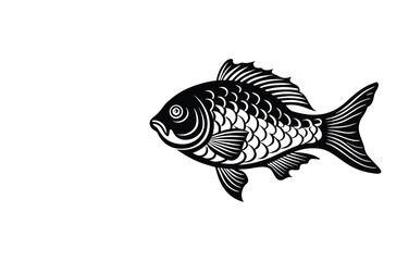 Silhouette vector set of prehistoric fossils including dinosaur skulls, fish skeletons, leaf imprints, and ancient footprints for educational posters, science projects and natural history themes